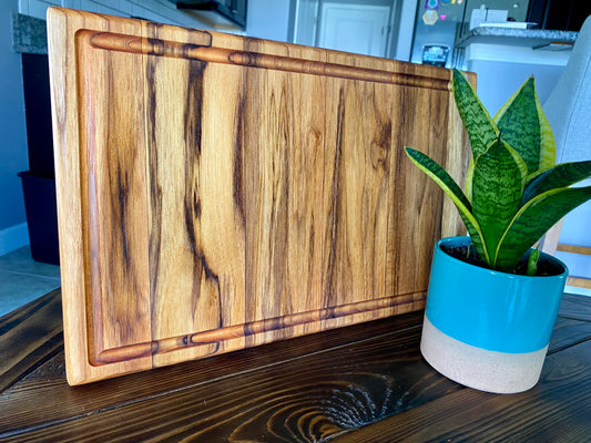 Limited Edition Dark and Stormy Teak Boards 10x16x1