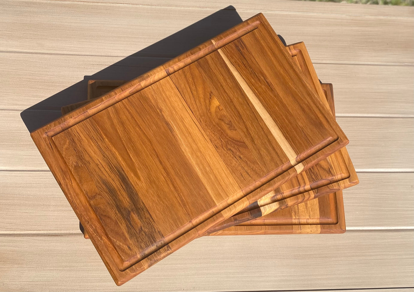 Teak Cutting Board 10x16x1