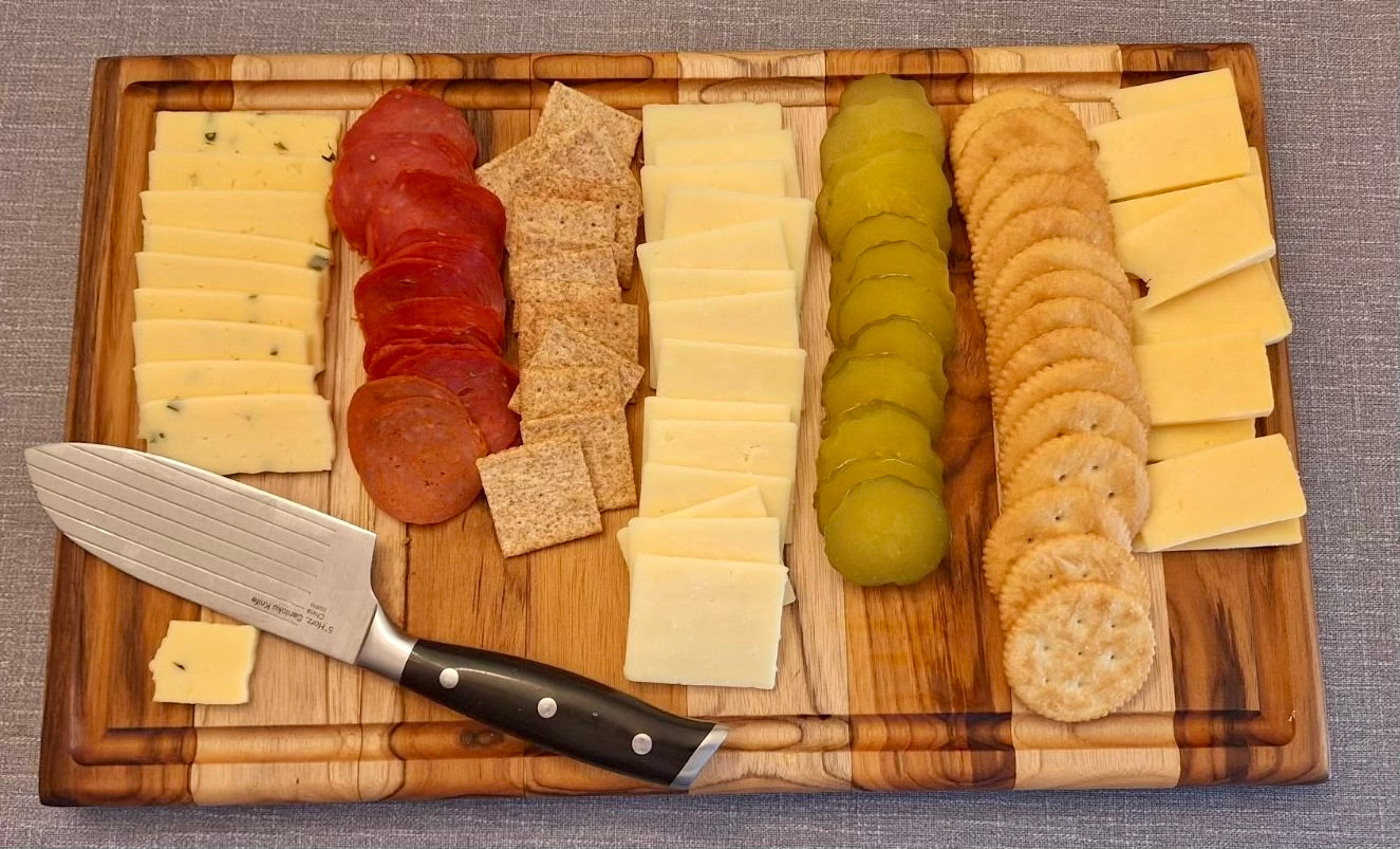 Teak Cutting Board 10x16x1